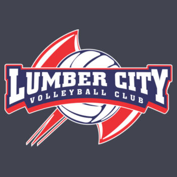 Lumber City Volleyball Club - PosiCharge ® Tri Blend Wicking Long Sleeve Hoodie Design